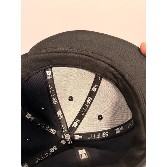 Houston Astros New Era 59Fifty Fitted Hat 7 5/8 MLB On Field Navy Cap - Picture 5 of 6